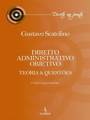 cover image of Direito administrativo objetivo